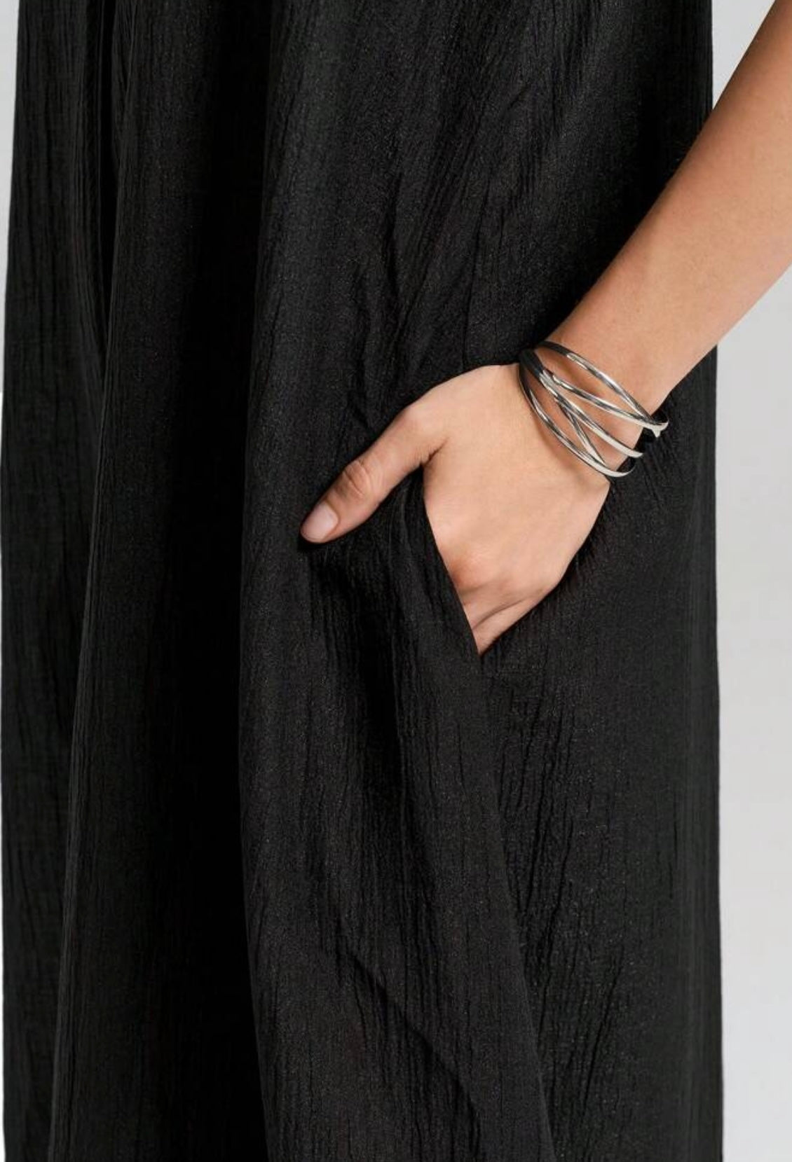 Black Sleeveless Maxi Dress