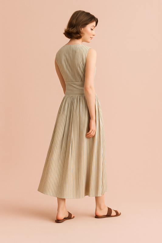 Striped Elegant Dress