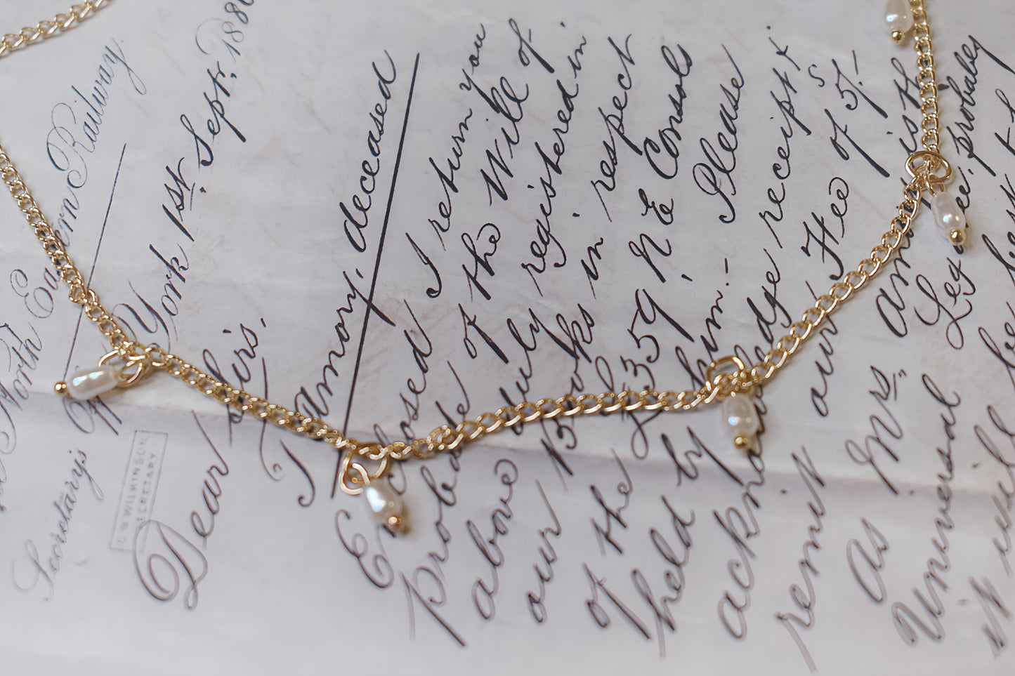 Classic Multiple Pearl Necklace