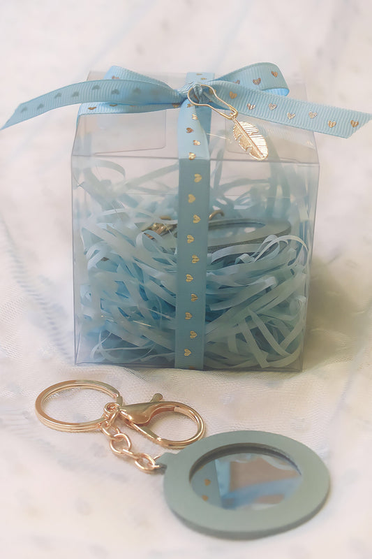 ١٠ حبات - باقة هدايا شامل التعبئة ميدالية زرقاء