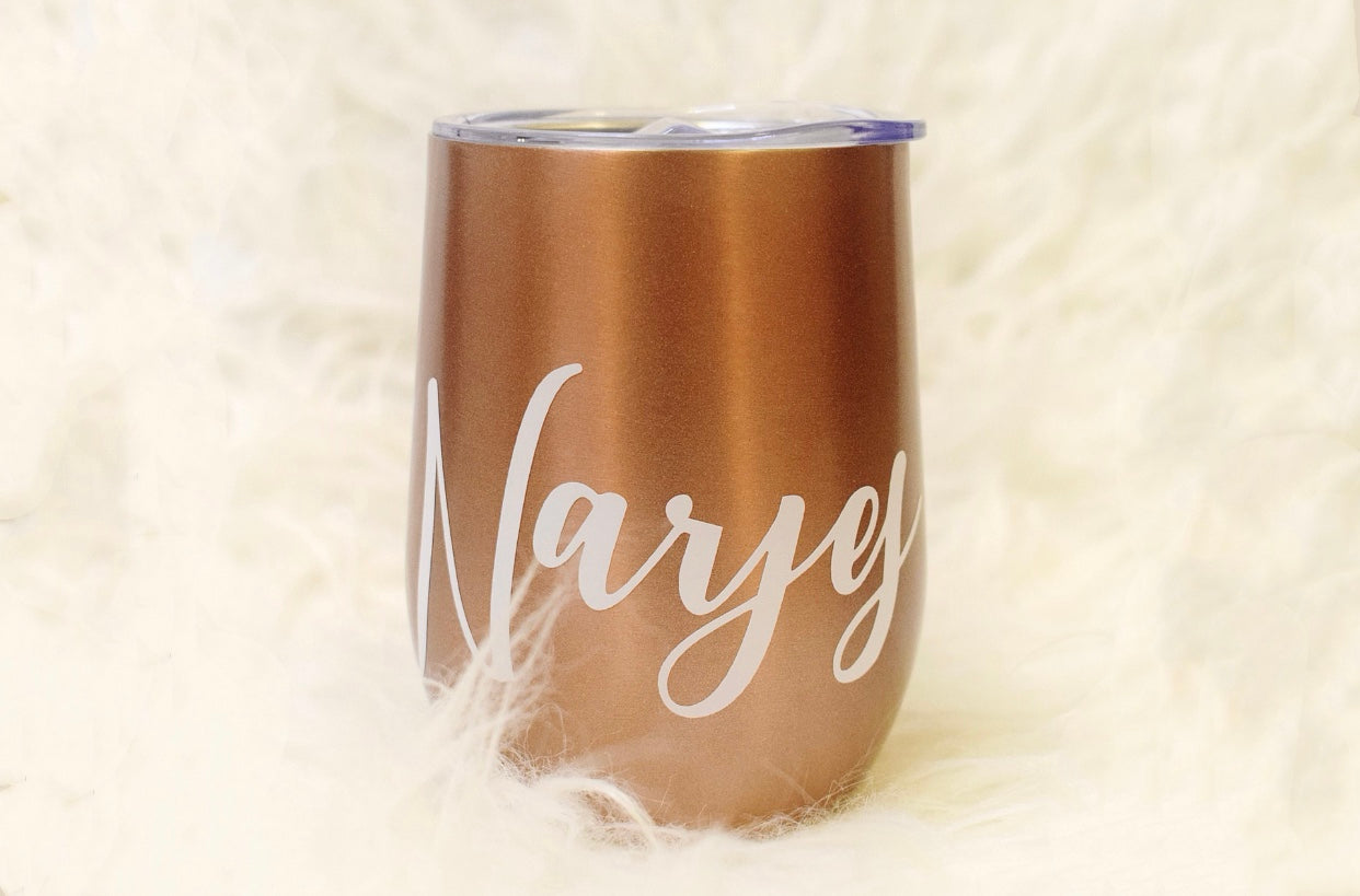 Stainless Steel Cup with Name