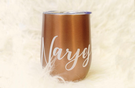 Stainless Steel Cup with Name