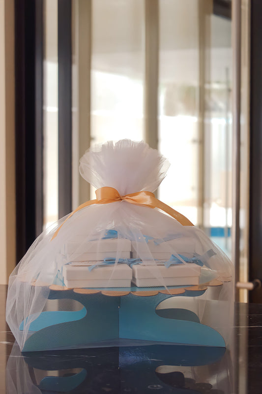 ١٠ حبات - باقة هدايا شامل التعبئة سلسة نظارة لؤلؤ