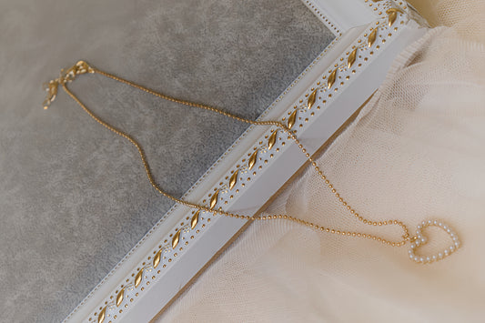 Heart Pearl Necklace