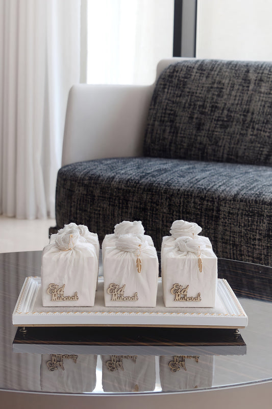 ٦ حبات - باقة هدايا شامل التعبئة ميني صندوق مجوهرات