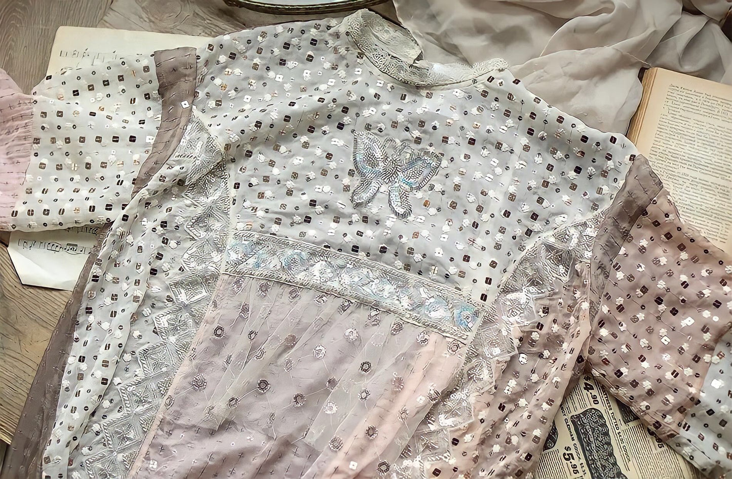 High Quality Handmade Beaded Dress