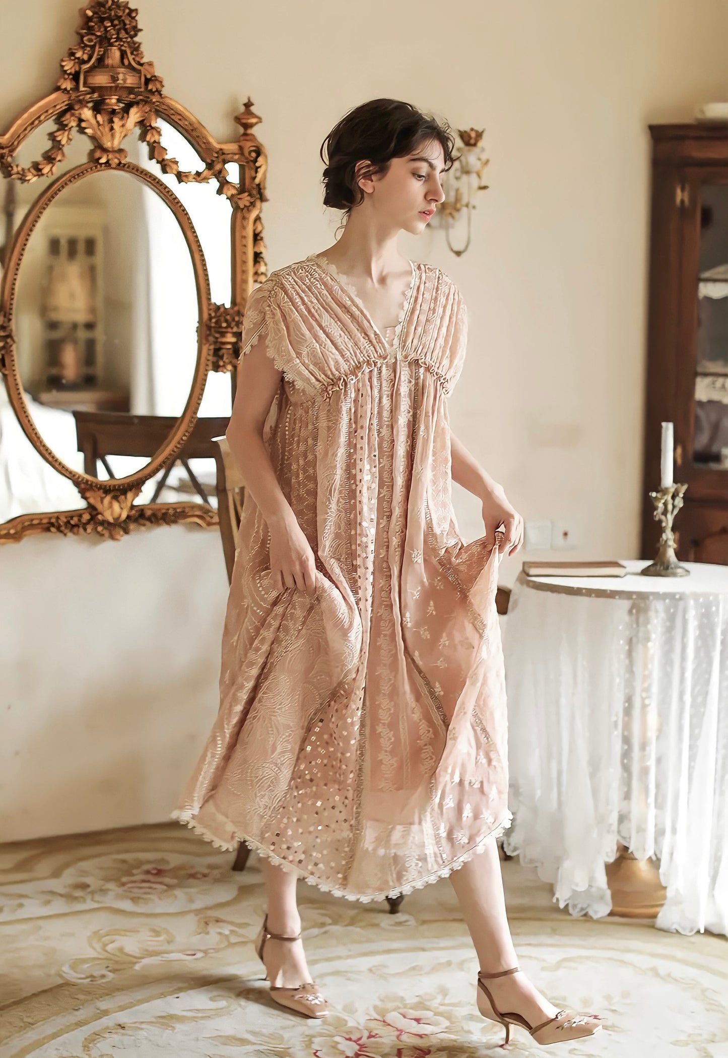 Elegant Luxury Embroidery Dress