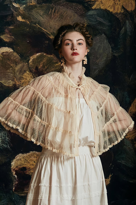 Luxury Victorian Summer Lace Shawl