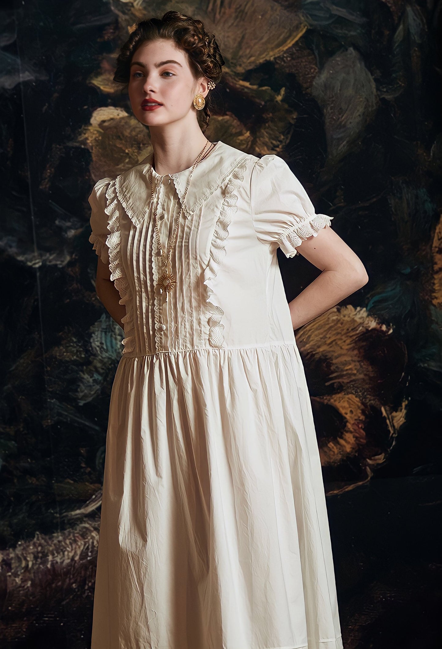 French Elegant Dress European Medieval Style
