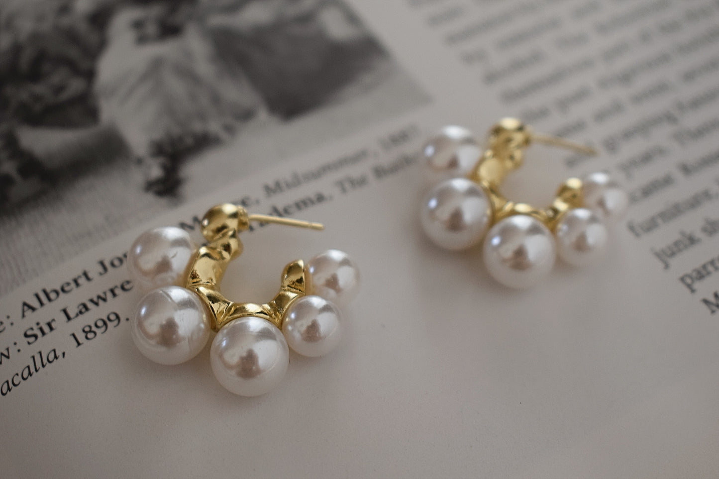 Elegant Pearl Earrings