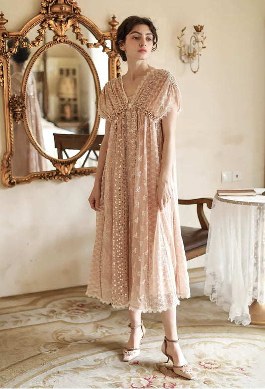 Elegant Luxury Embroidery Dress