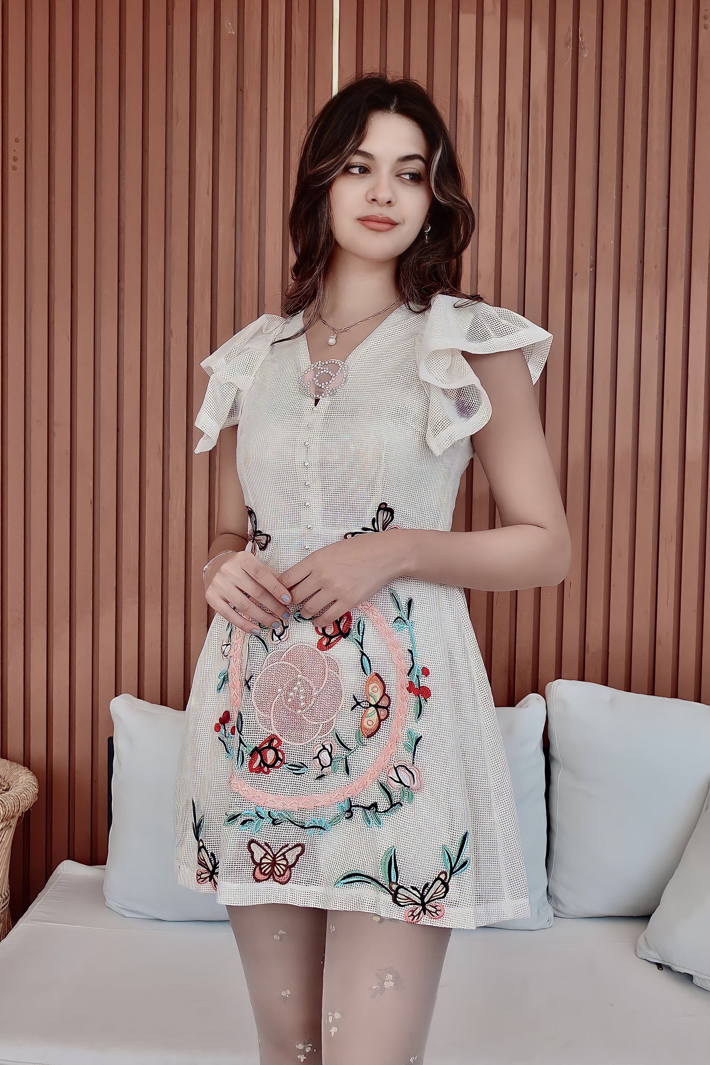 Elegant Embroidery Dress