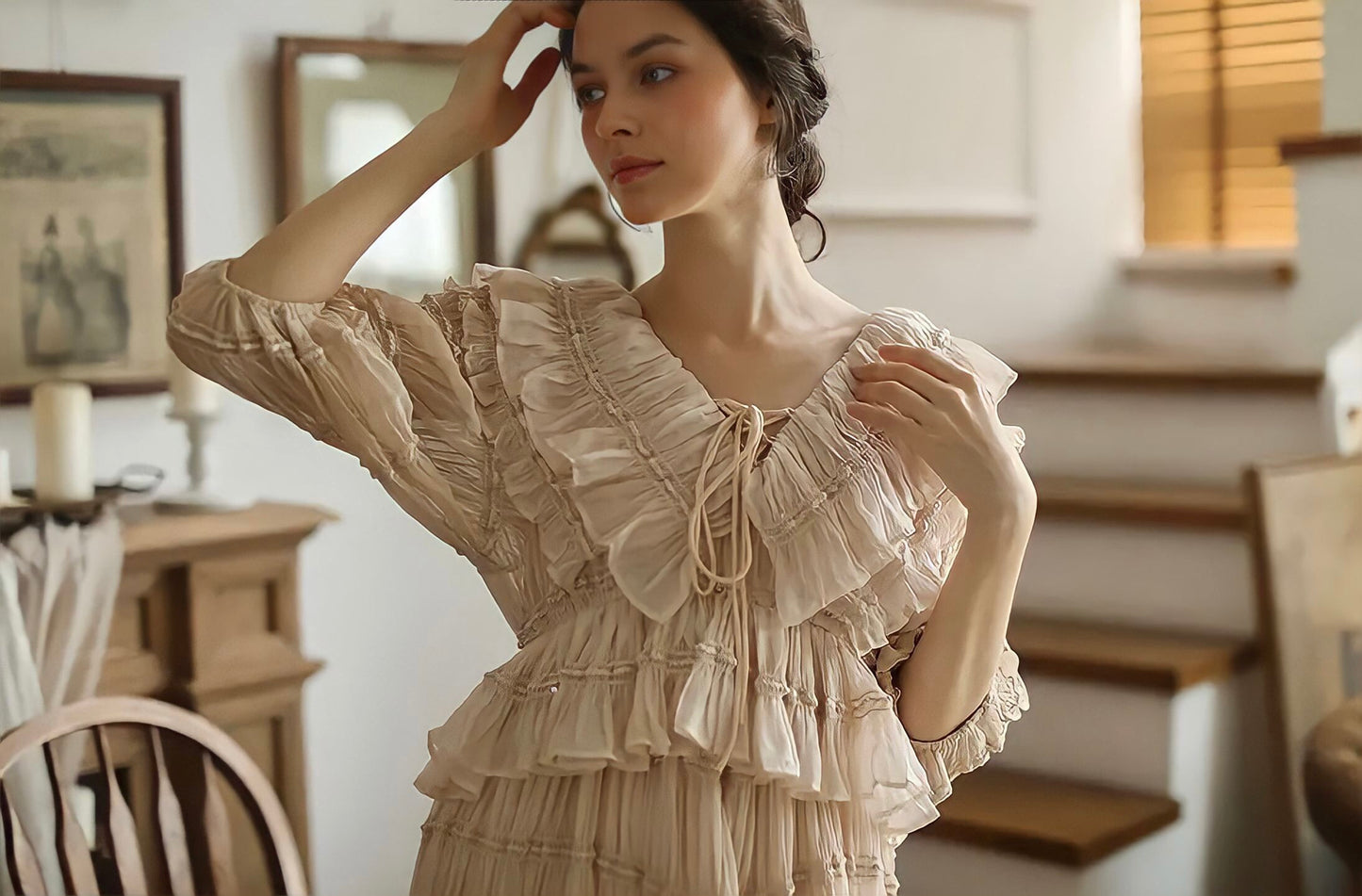 Elegant Pleated Luxury Maxi Dress