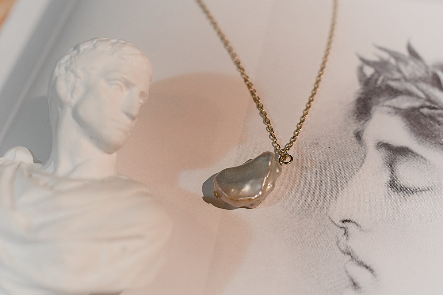 Vintage Baroque Pearl Necklace