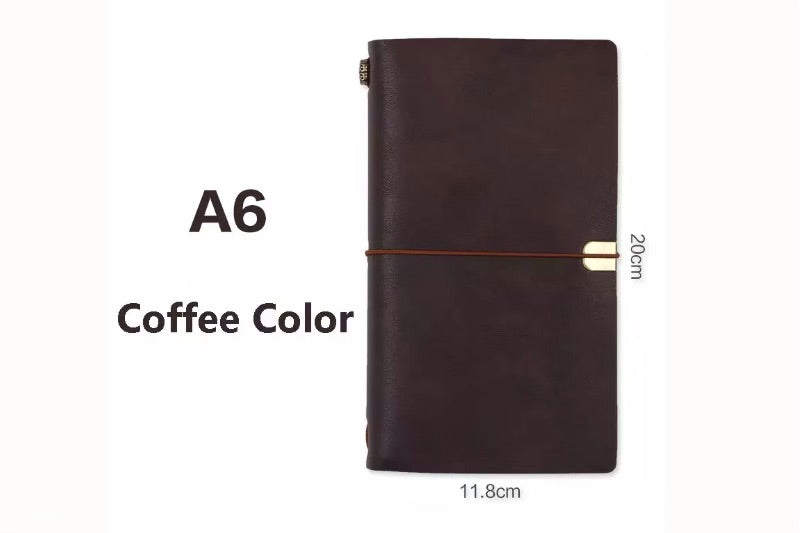 Leather A6 Vintage Notebook