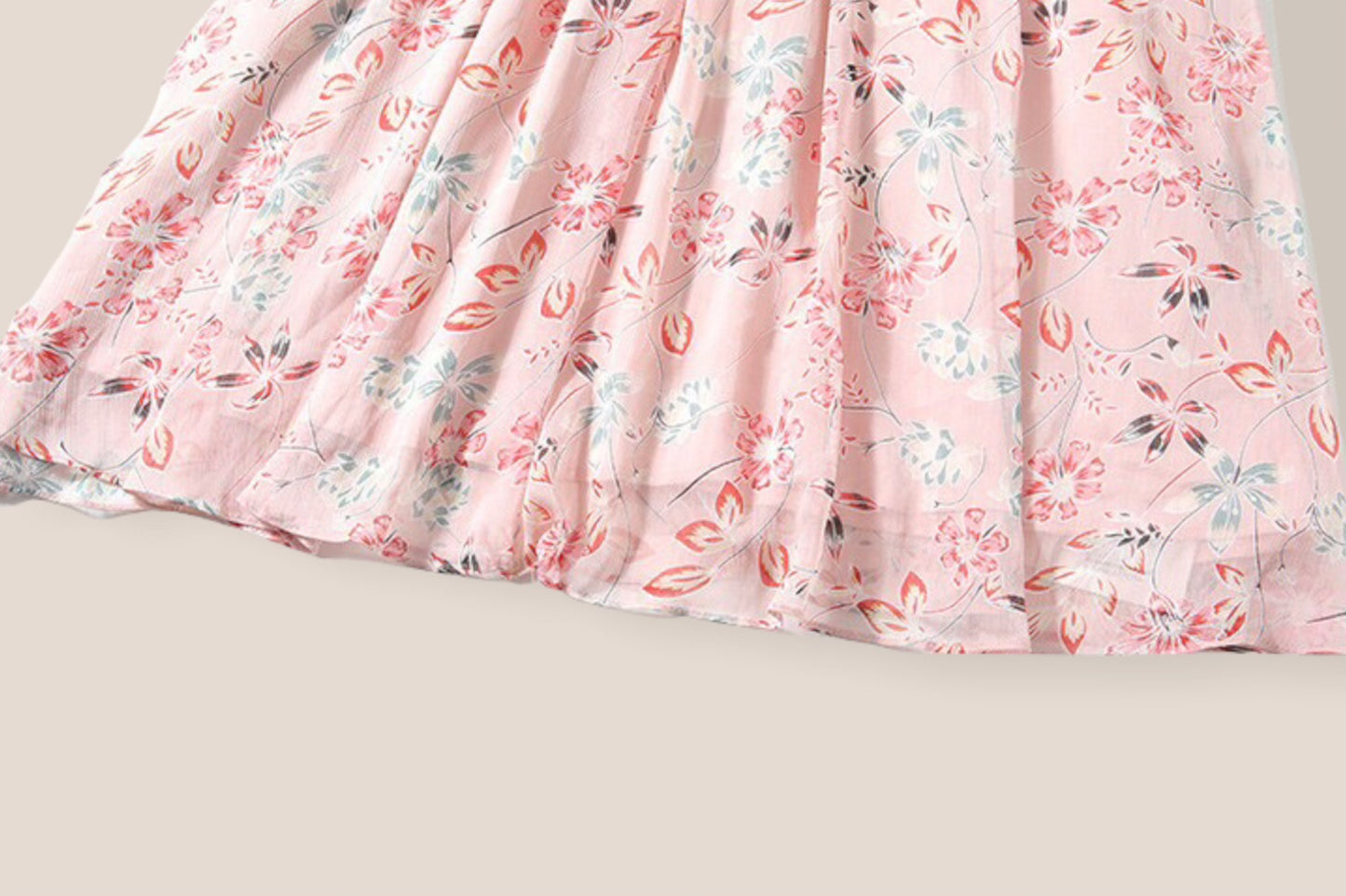 Elegant Vintage Chiffon Dress