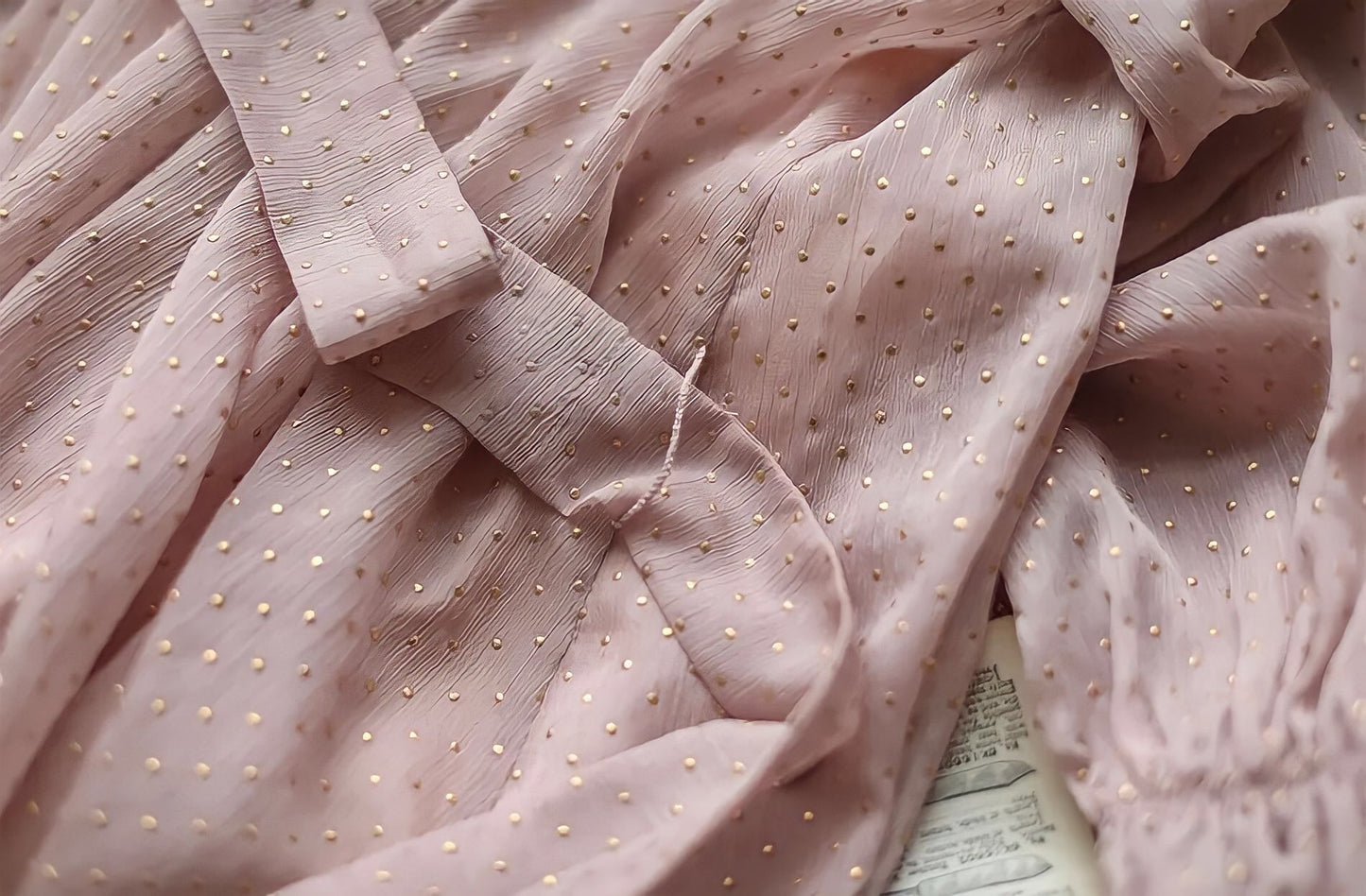 Elegant Bow Pink Dress