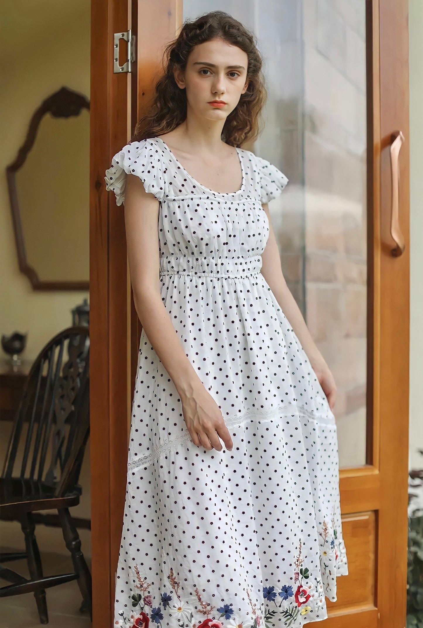 French Vintage Elegant Dress