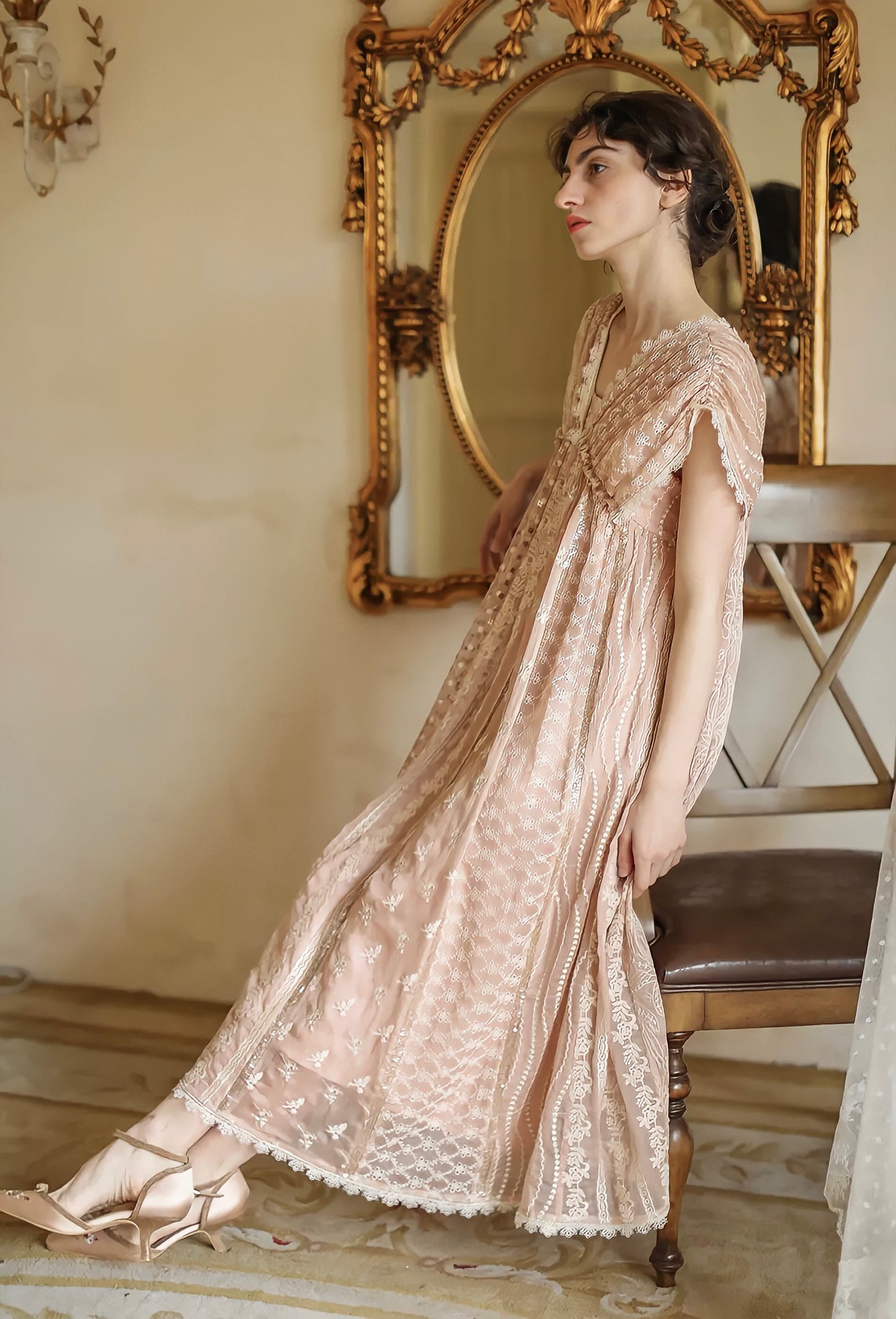 Elegant Luxury Embroidery Dress