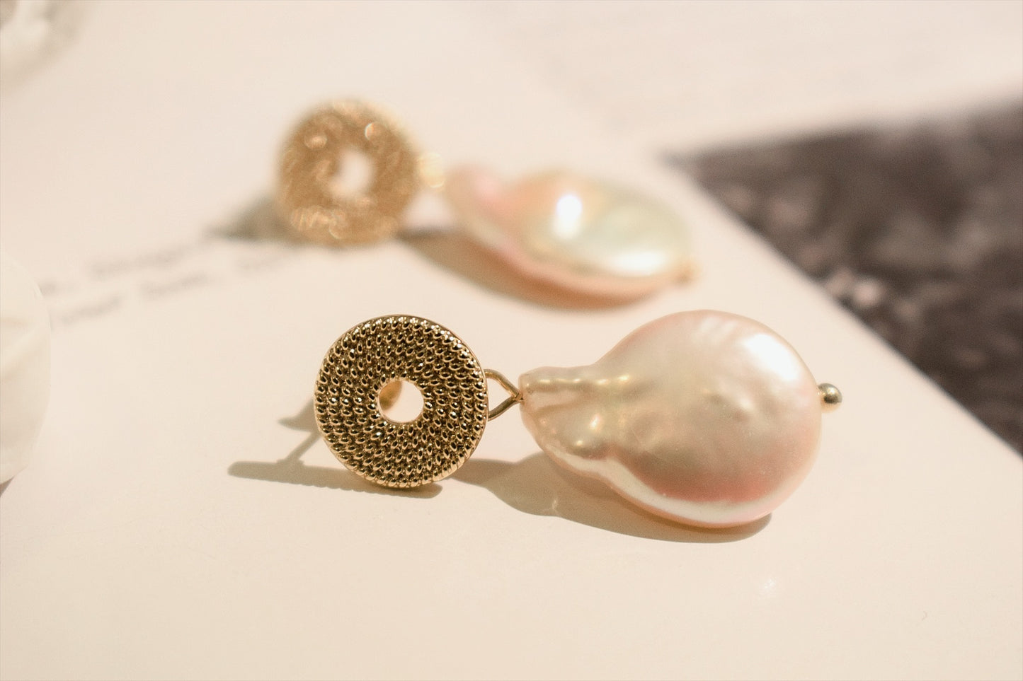 Baroque Charm Pearls Earrings