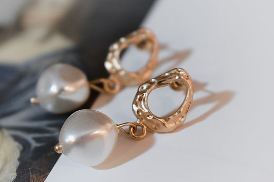 Victorian Pearl Drop Earrings