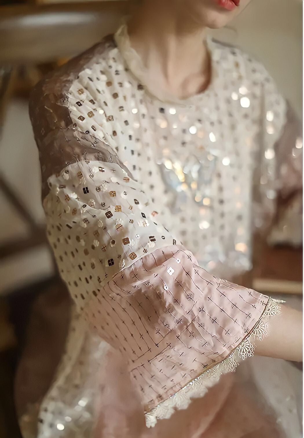 High Quality Handmade Beaded Dress