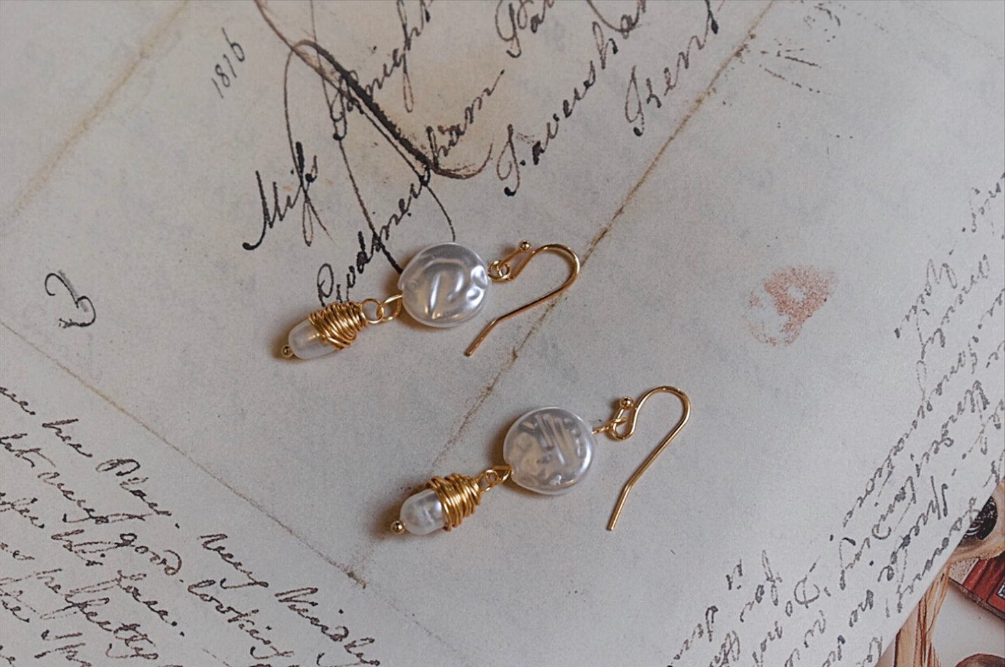 Handmade Pearl Earrings
