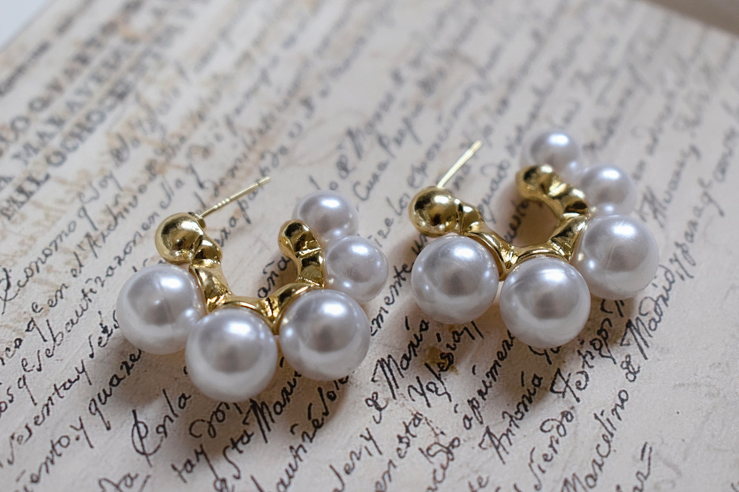 Elegant Pearl Earrings