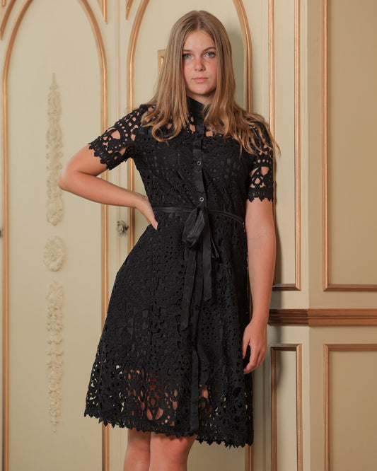 Vintage Hollow Out Dress