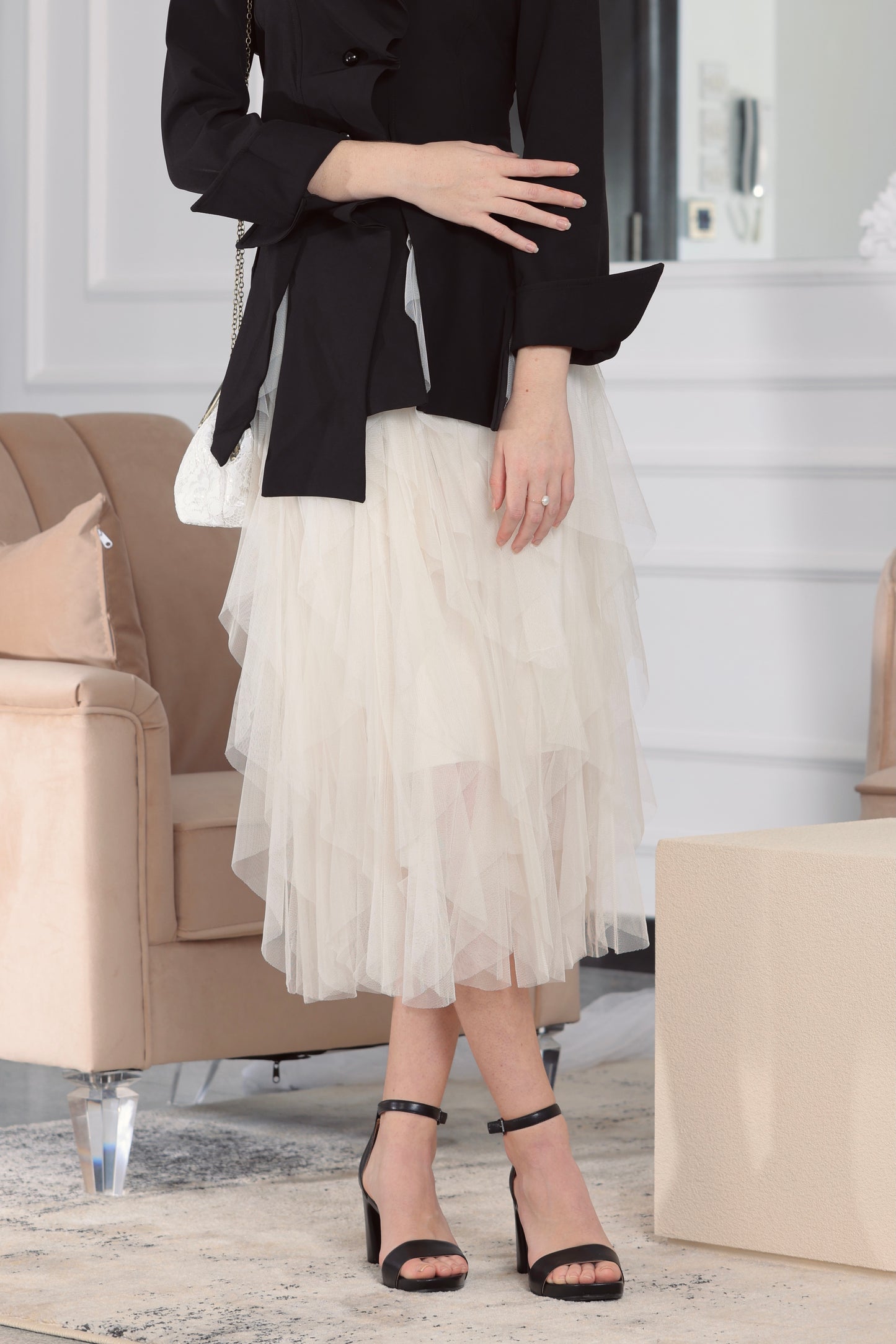 Classic Victorian Skirt & Summer Elegant Blouse