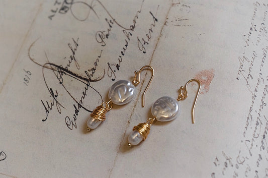 Handmade Pearl Earrings