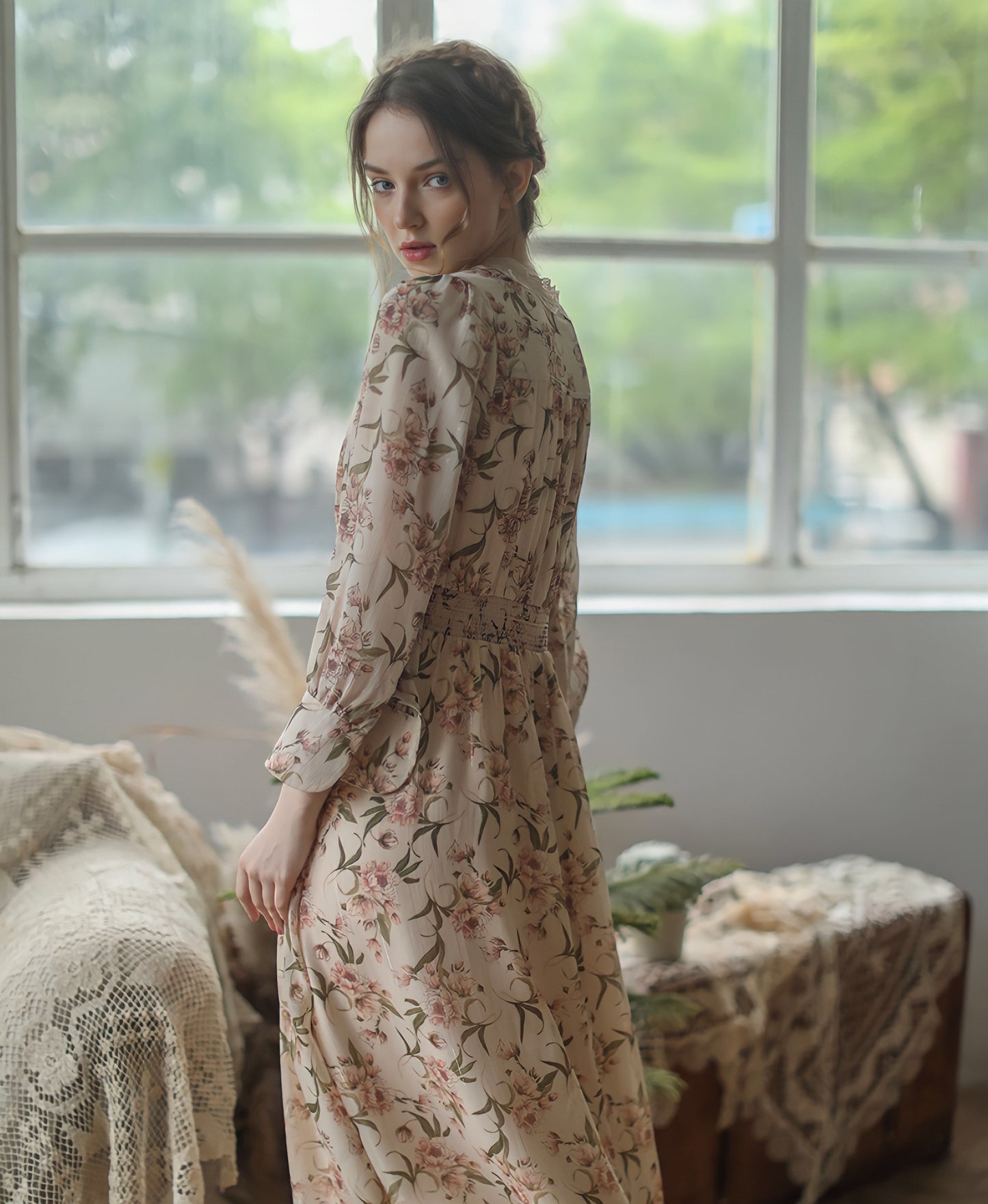 Vintage Elegant Lace Dress