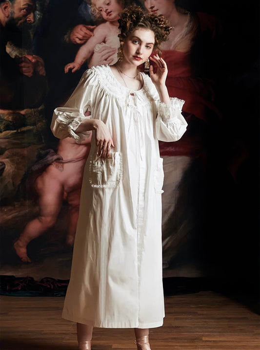 High Quality French Homewear Robe Set