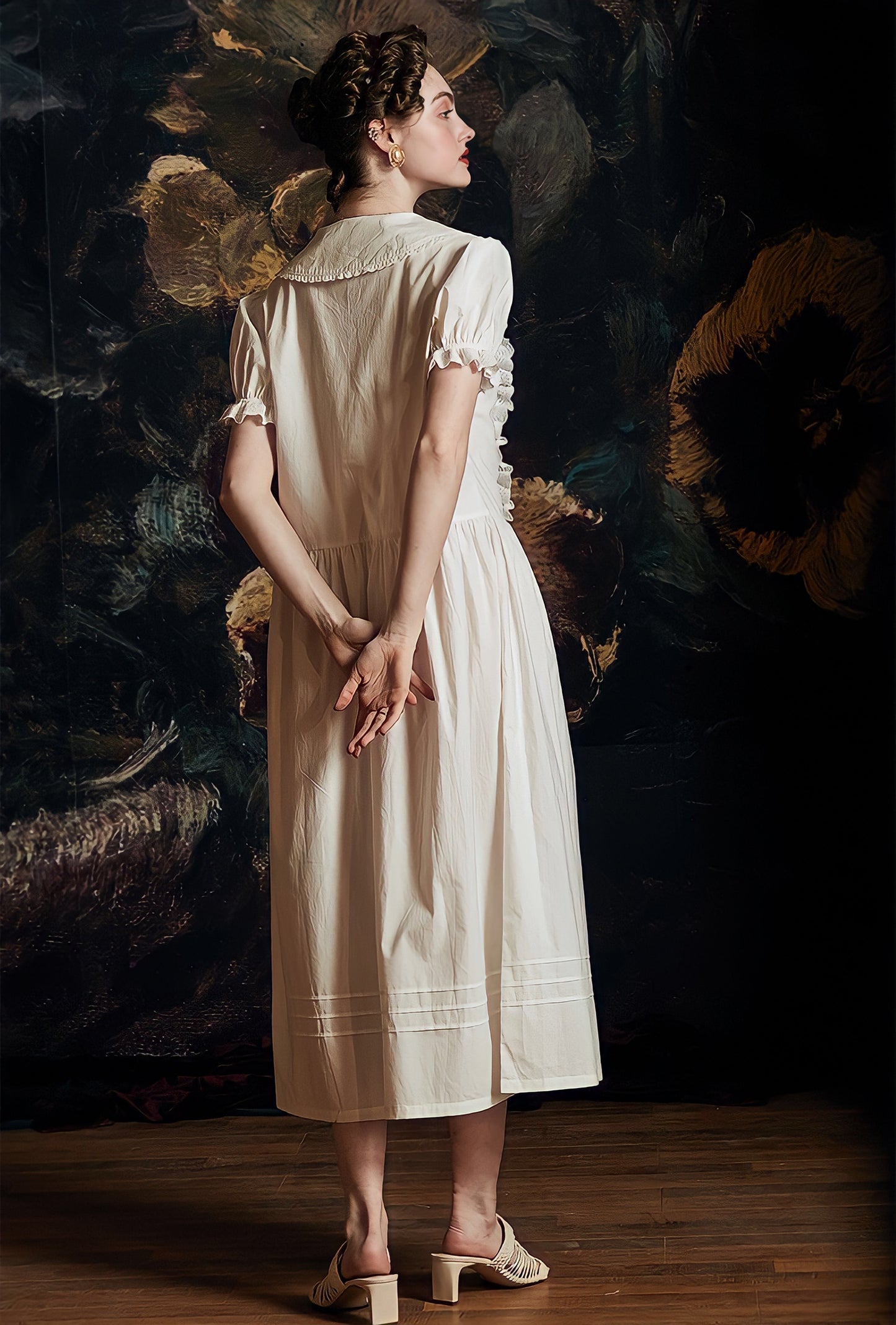 French Elegant Dress European Medieval Style