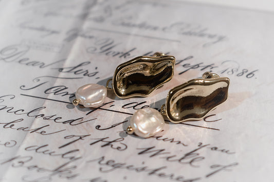 Victorian Pearl Drop Earrings