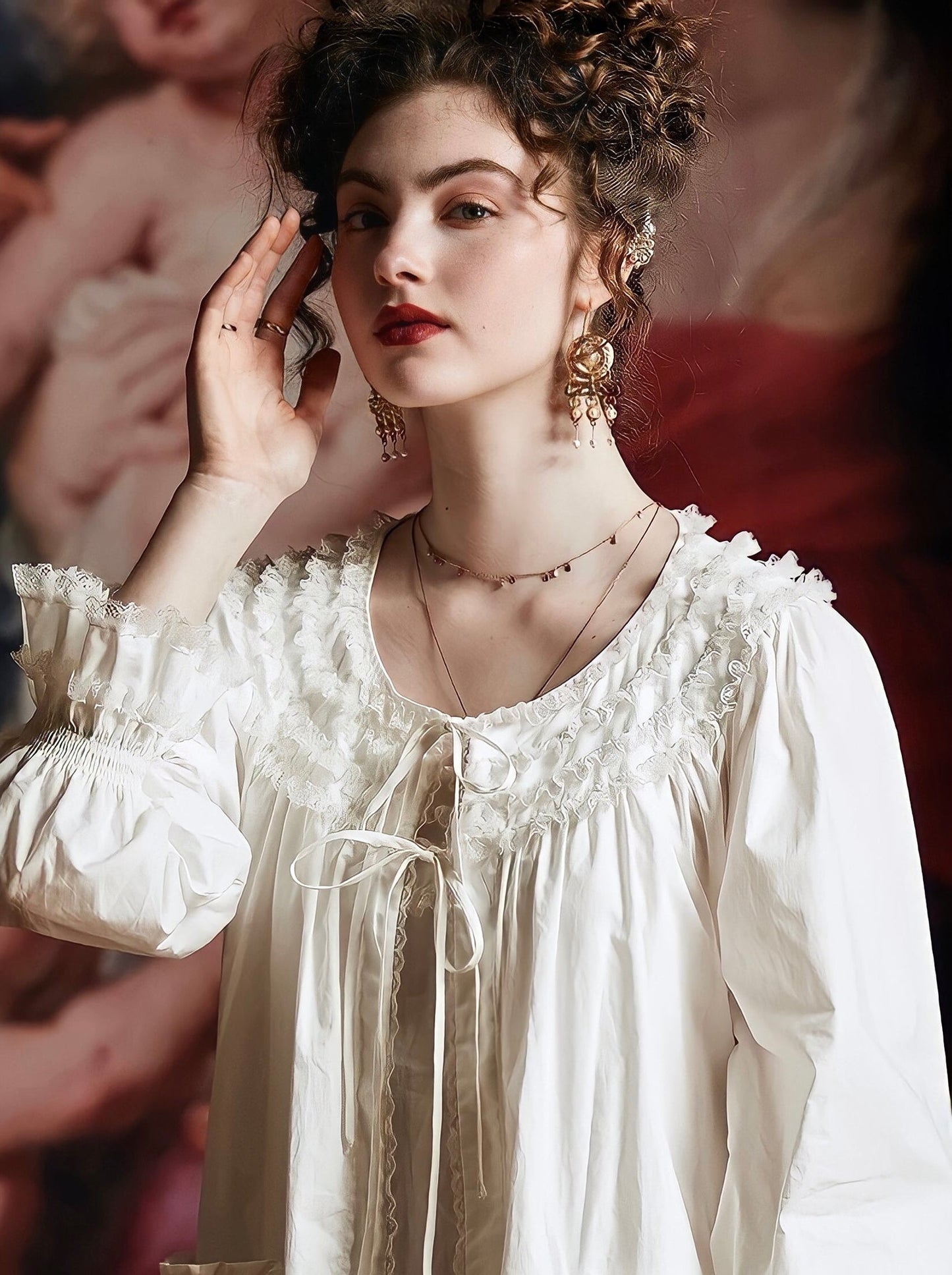 High Quality French Homewear Robe Set