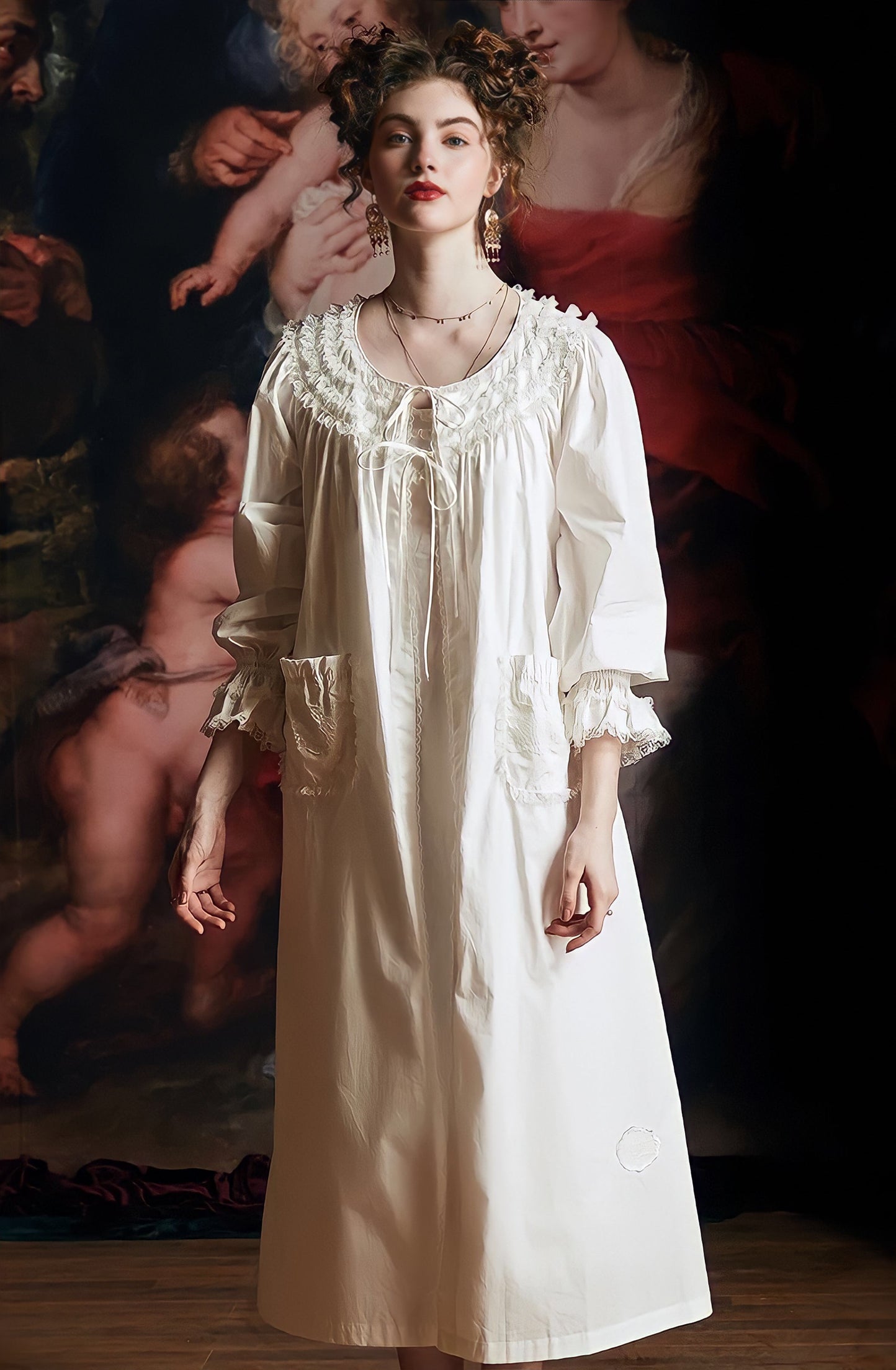 High Quality French Homewear Robe Set