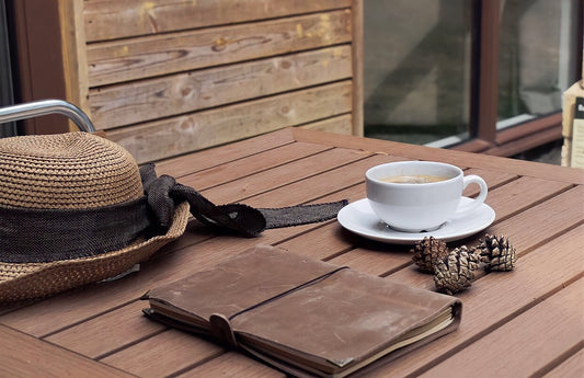 Gray Leather Journal