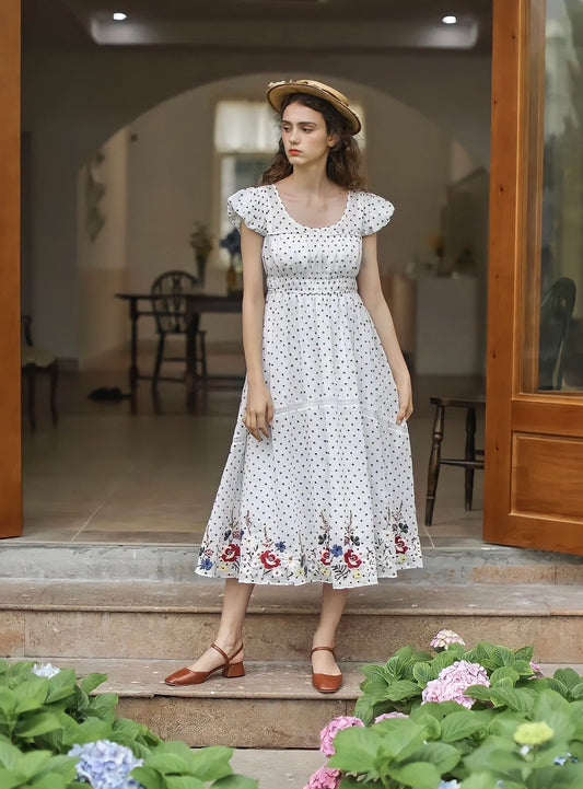 French Vintage Elegant Dress