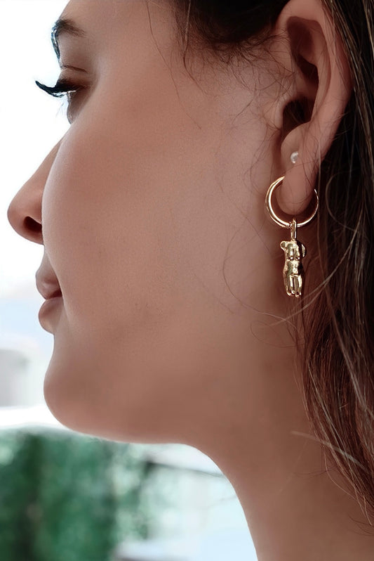 18k Real Gold Plated Earrings
