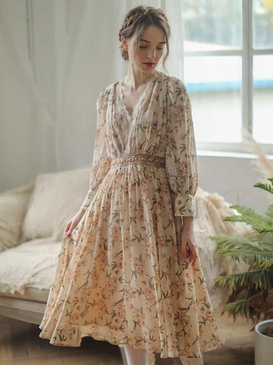 Vintage Elegant Lace Dress