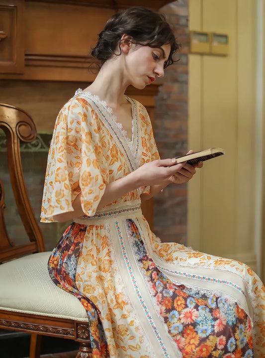 Elegant Embroidered Midi Dress