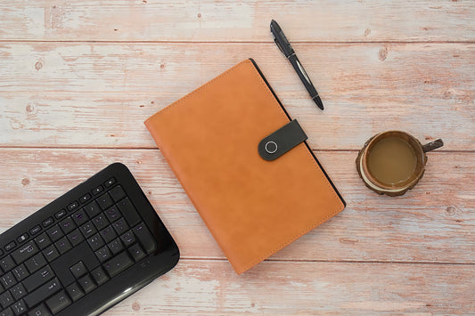 Vintage Brown Leather A5 Notebook