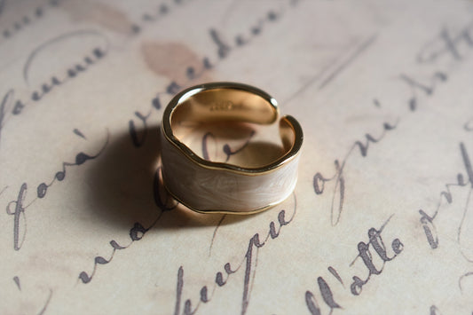 Enamel Glaze Royal Ring